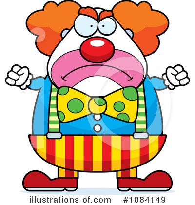 Royalty-Free (RF) Clown Clipart Illustration by Cory Thoman - Stock Sample #1084149