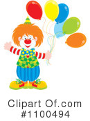 Clown Clipart #1100494 by Alex Bannykh