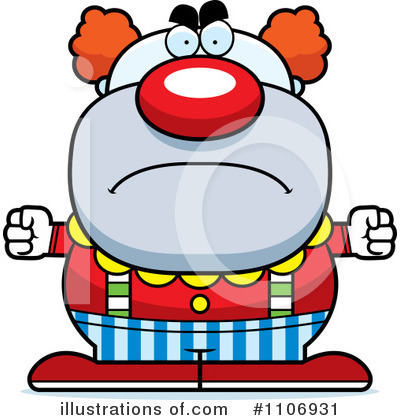 Royalty-Free (RF) Clown Clipart Illustration by Cory Thoman - Stock Sample #1106931