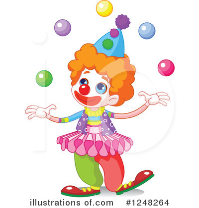 Clowns Clipart #1248264 by Pushkin