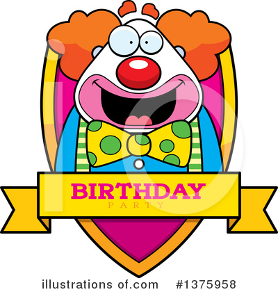 Royalty-Free (RF) Clown Clipart Illustration by Cory Thoman - Stock Sample #1375958