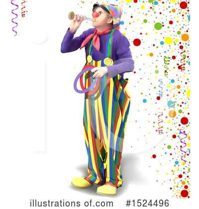 Clown Clipart #1524496 by dero