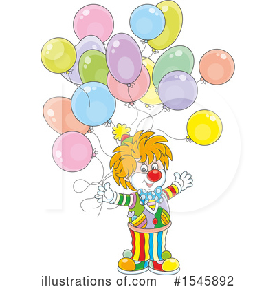 Party Balloon Clipart #1545892 by Alex Bannykh