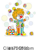 Clown Clipart #1736866 by Alex Bannykh