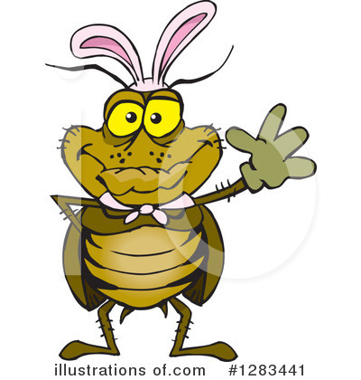 Cockroach Clipart #1283441 by Dennis Holmes Designs