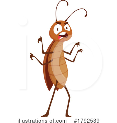 Royalty-Free (RF) Cockroach Clipart Illustration by Vector Tradition SM - Stock Sample #1792539