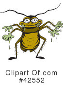Cockroach Clipart #42552 by Dennis Holmes Designs