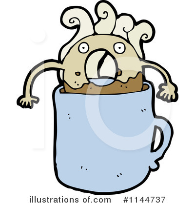 Royalty-Free (RF) Coffee Clipart Illustration by lineartestpilot - Stock Sample #1144737