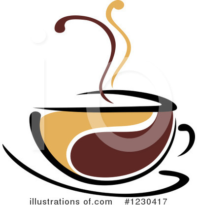 Royalty-Free (RF) Coffee Clipart Illustration by Vector Tradition SM - Stock Sample #1230417