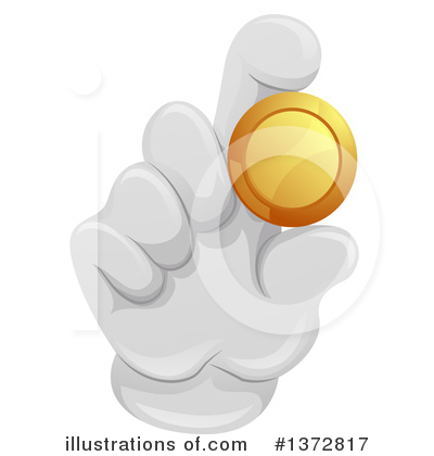 Royalty-Free (RF) Coin Clipart Illustration by BNP Design Studio - Stock Sample #1372817