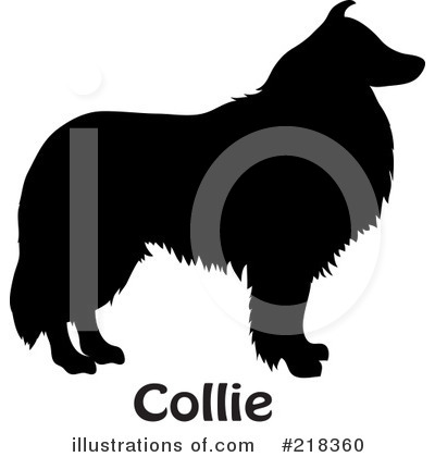 Royalty-Free (RF) Collie Clipart Illustration by Pams Clipart - Stock Sample #218360