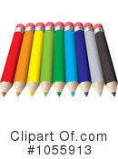 Colored Pencils Clipart #1055913 by michaeltravers