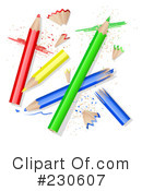 Colored Pencils Clipart #230607 by Oligo