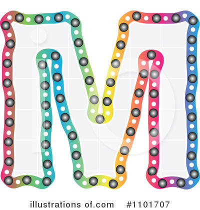 Colorful Letter Clipart #1101707 by Andrei Marincas