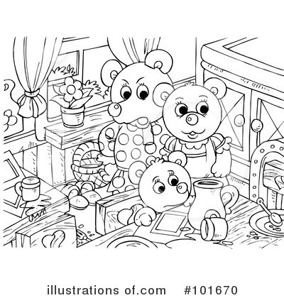 Coloring Page Clipart #101670 - Illustration by Alex Bannykh