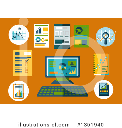 Pie Chart Clipart #1351940 by Vector Tradition SM