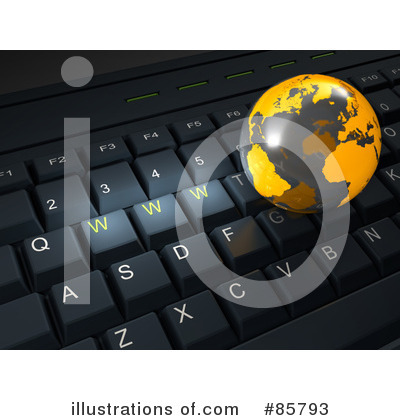 Computer Keyboard Clipart #85793 by Mopic