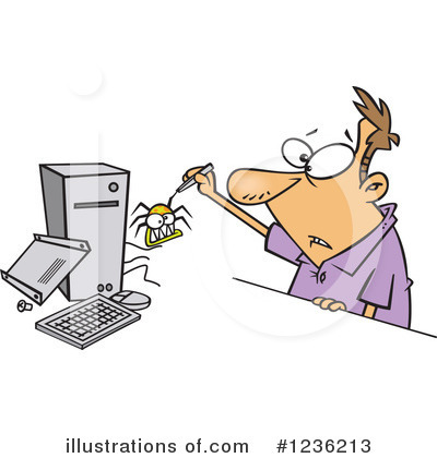 Computer Clipart #1236213 by toonaday