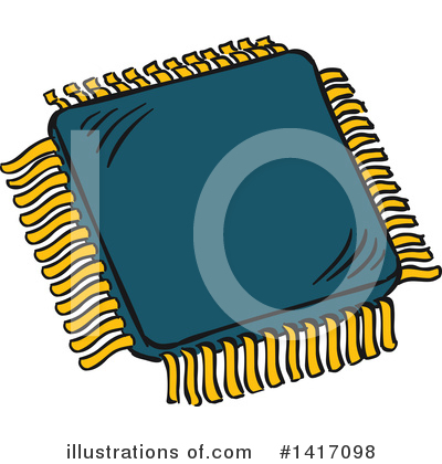 Circuit Clipart #1417098 by Vector Tradition SM