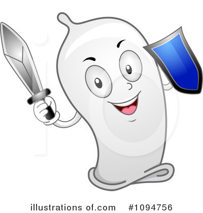 Royalty-Free (RF) Condom Clipart Illustration by BNP Design Studio - Stock Sample #1094756