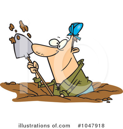 Shovel Clipart #1047918 by toonaday
