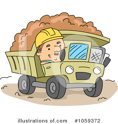 Dump Truck Clipart #1059372 by BNP Design Studio
