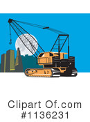 Construction Crane Clipart #1136231 by patrimonio