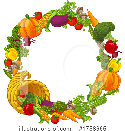 Vegetables Clipart #1758665 by AtStockIllustration