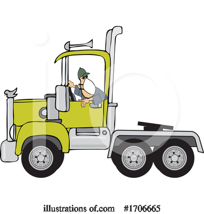 Trucker Clipart #1706665 by djart