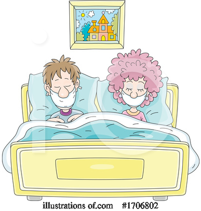 Bed Clipart #1706802 by Alex Bannykh