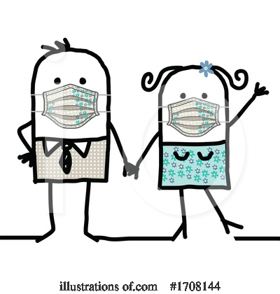 Couple Clipart #1708144 by NL shop