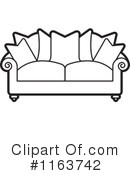 Couch Clipart #1163742 by Lal Perera