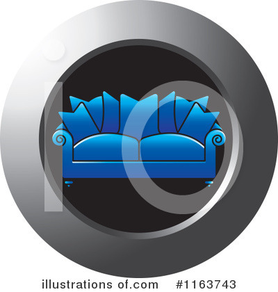 Sofa Clipart #1163743 by Lal Perera