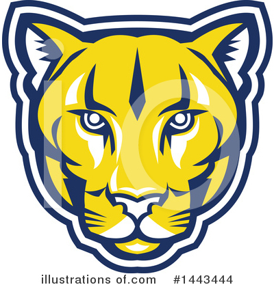 Royalty-Free (RF) Cougar Clipart Illustration by patrimonio - Stock Sample #1443444