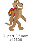 Cougar Mascot Clipart #49328 by Mascot Junction