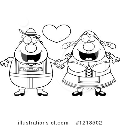 Royalty-Free (RF) Couple Clipart Illustration by Cory Thoman - Stock Sample #1218502