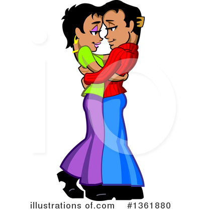 Courtship Clipart #1361880 by Clip Art Mascots