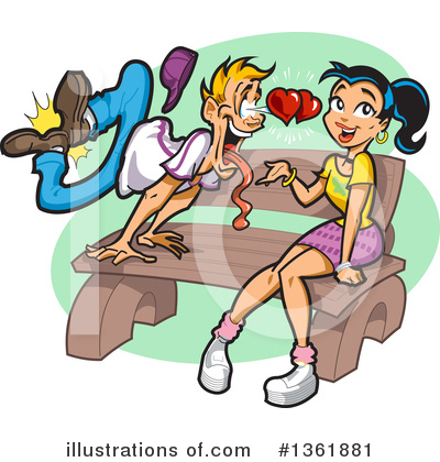 Infatuated Clipart #1361881 by Clip Art Mascots