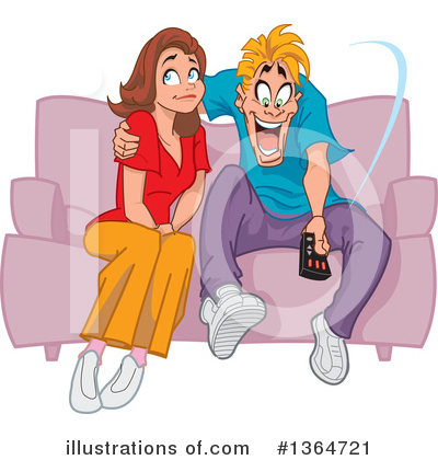 Couch Clipart #1364721 by Clip Art Mascots
