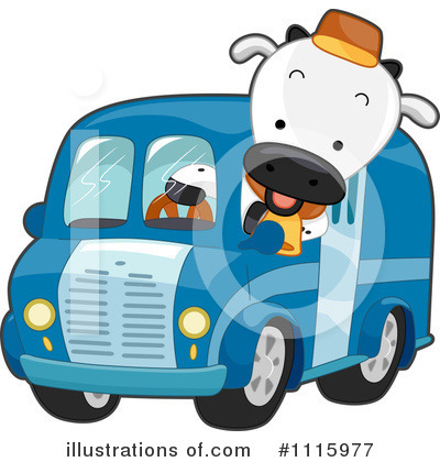 Royalty-Free (RF) Cow Clipart Illustration by BNP Design Studio - Stock Sample #1115977