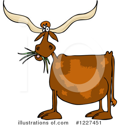 Royalty-Free (RF) Cow Clipart Illustration by djart - Stock Sample #1227451