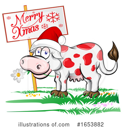 Cow Clipart #1653882 by Domenico Condello