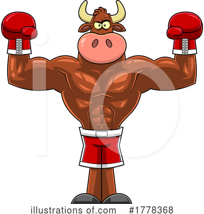 Boxing Gloves Clipart #1778368 by Hit Toon