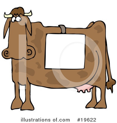 Royalty-Free (RF) Cow Clipart Illustration by djart - Stock Sample #19622
