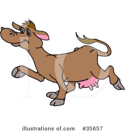 Cow Clipart #35657 by Dennis Holmes Designs