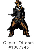 Cowboy Clipart #1087945 by Chromaco