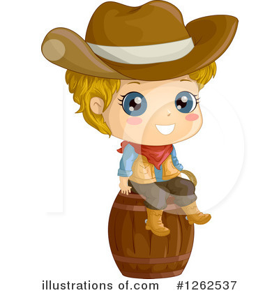 Royalty-Free (RF) Cowboy Clipart Illustration by BNP Design Studio - Stock Sample #1262537