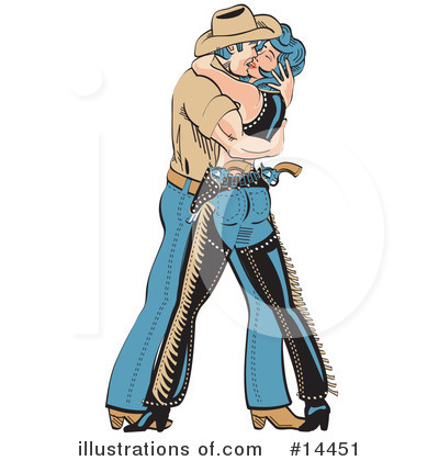 Royalty-Free (RF) Cowboy Clipart Illustration by Andy Nortnik - Stock Sample #14451