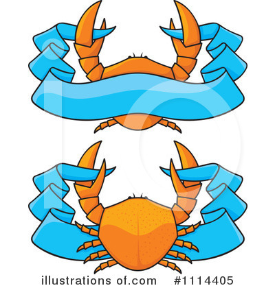 Royalty-Free (RF) Crab Clipart Illustration by Any Vector - Stock Sample #1114405
