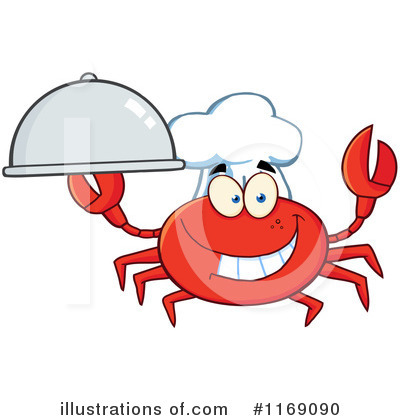 Royalty-Free (RF) Crab Clipart Illustration by Hit Toon - Stock Sample #1169090